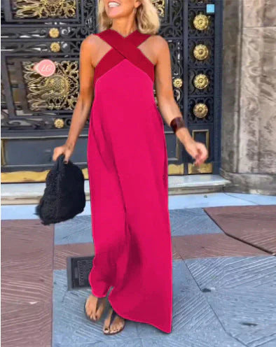 Vestido de corte cruzado | Delfina