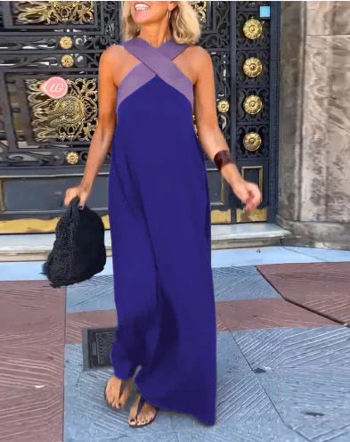 Vestido de corte cruzado | Delfina