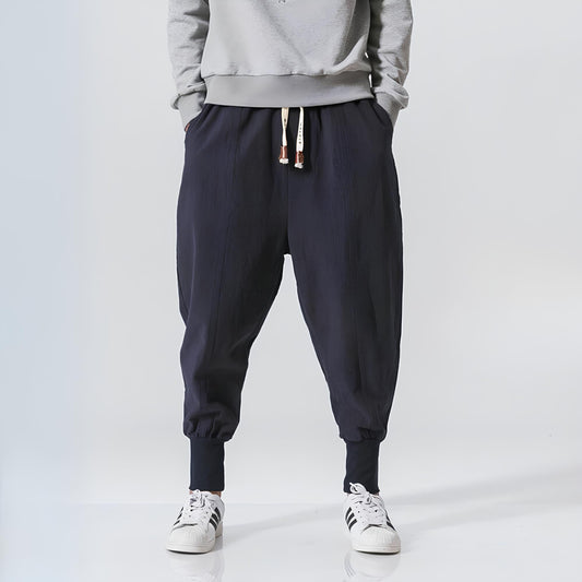 Riku - Pantalones bombachos cómodos de algodón
