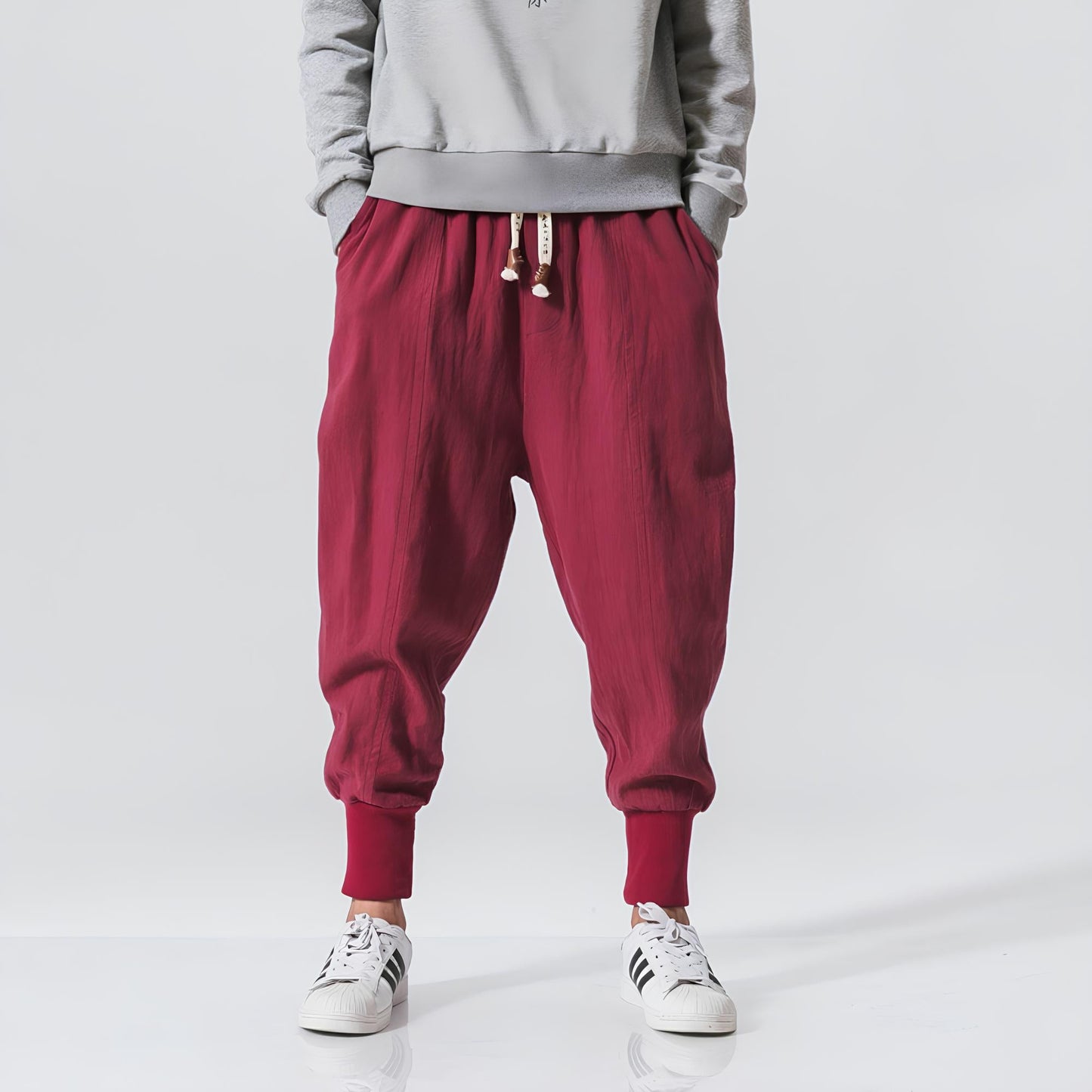 Riku - Pantalones bombachos cómodos de algodón