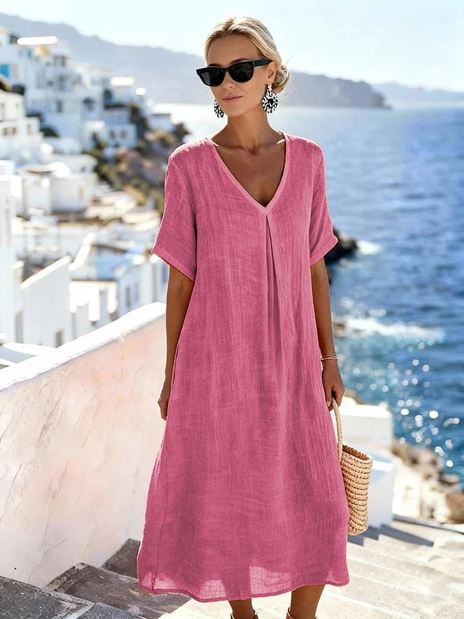 Vestido largo holgado | Carolina