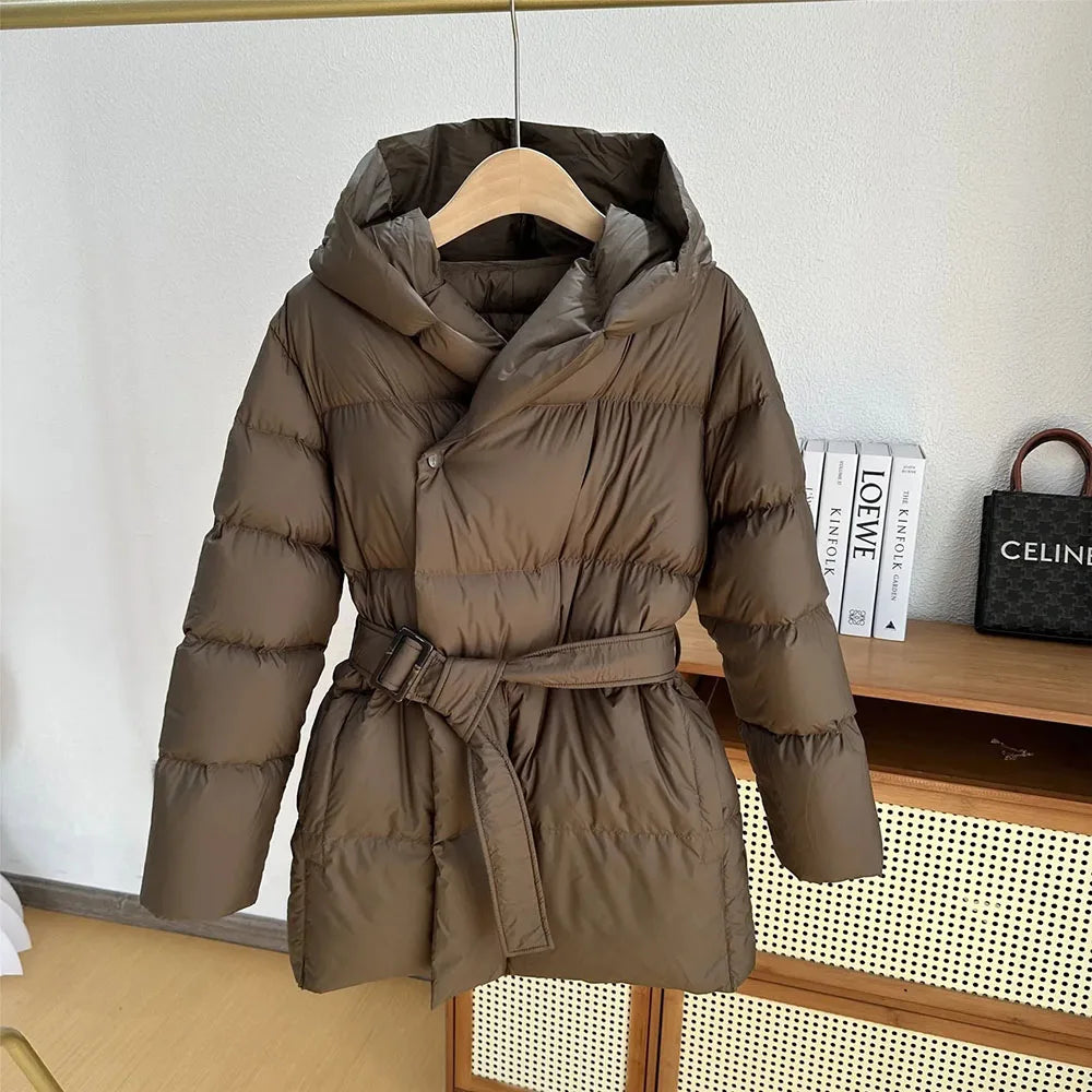 Chaqueta acolchada con cinturón | Eira