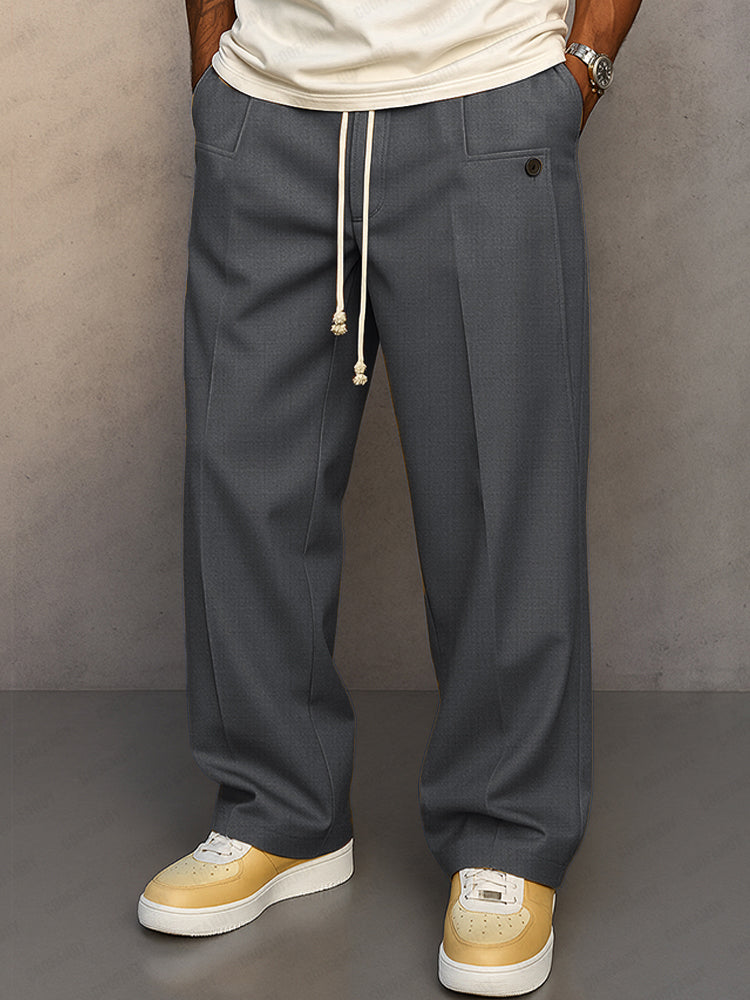 Pantalón relaxed fit con cordón | Alessio
