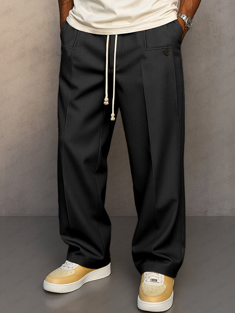 Pantalón relaxed fit con cordón | Alessio