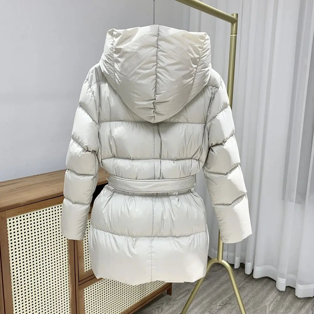 Chaqueta acolchada con cinturón | Eira