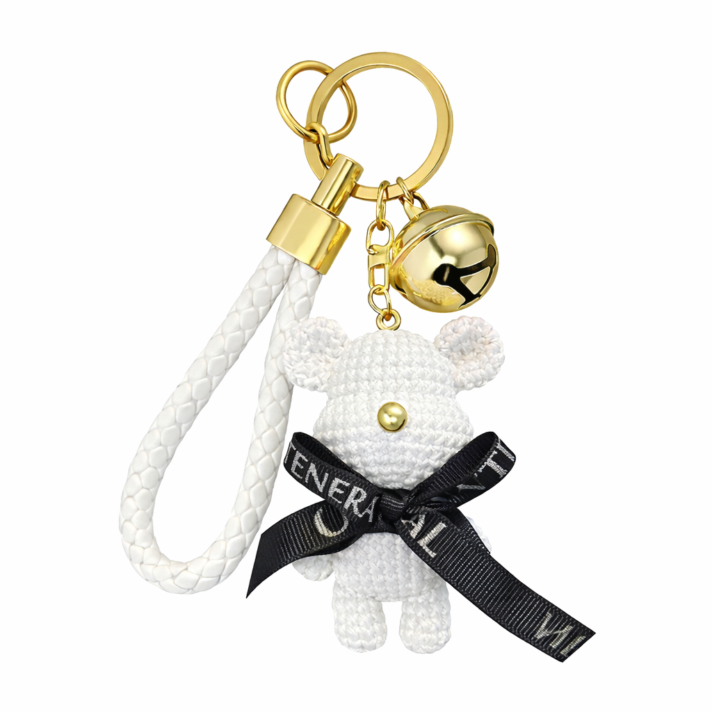 Colgante de oso con detalle dorado | Amalia