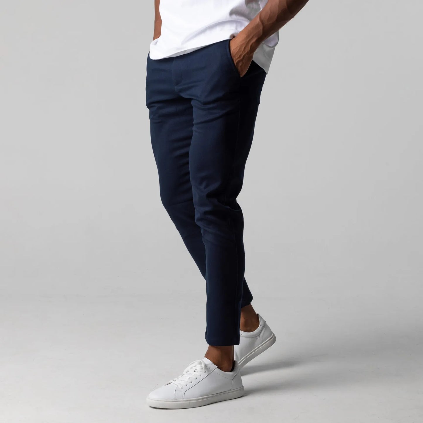 Pantalón chino elástico de corte slim | Luca