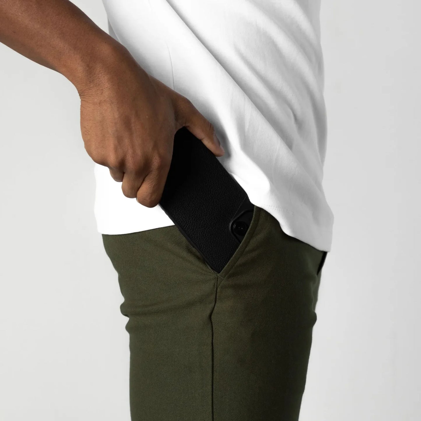 Pantalón chino elástico de corte slim | Luca