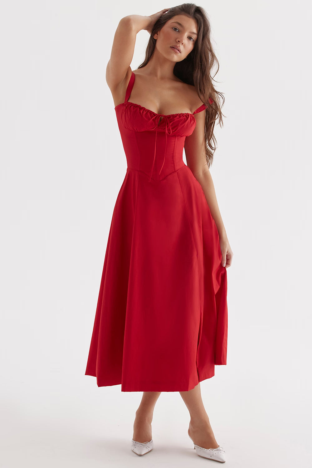 Vestido floral midi | Carmen