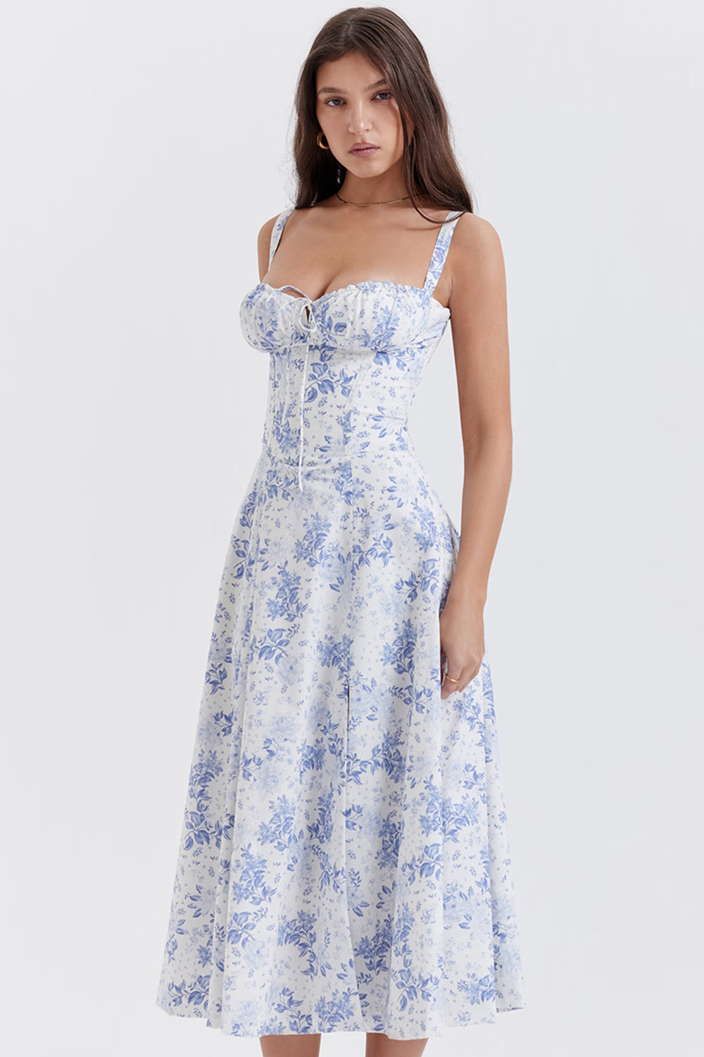 Vestido floral midi | Carmen