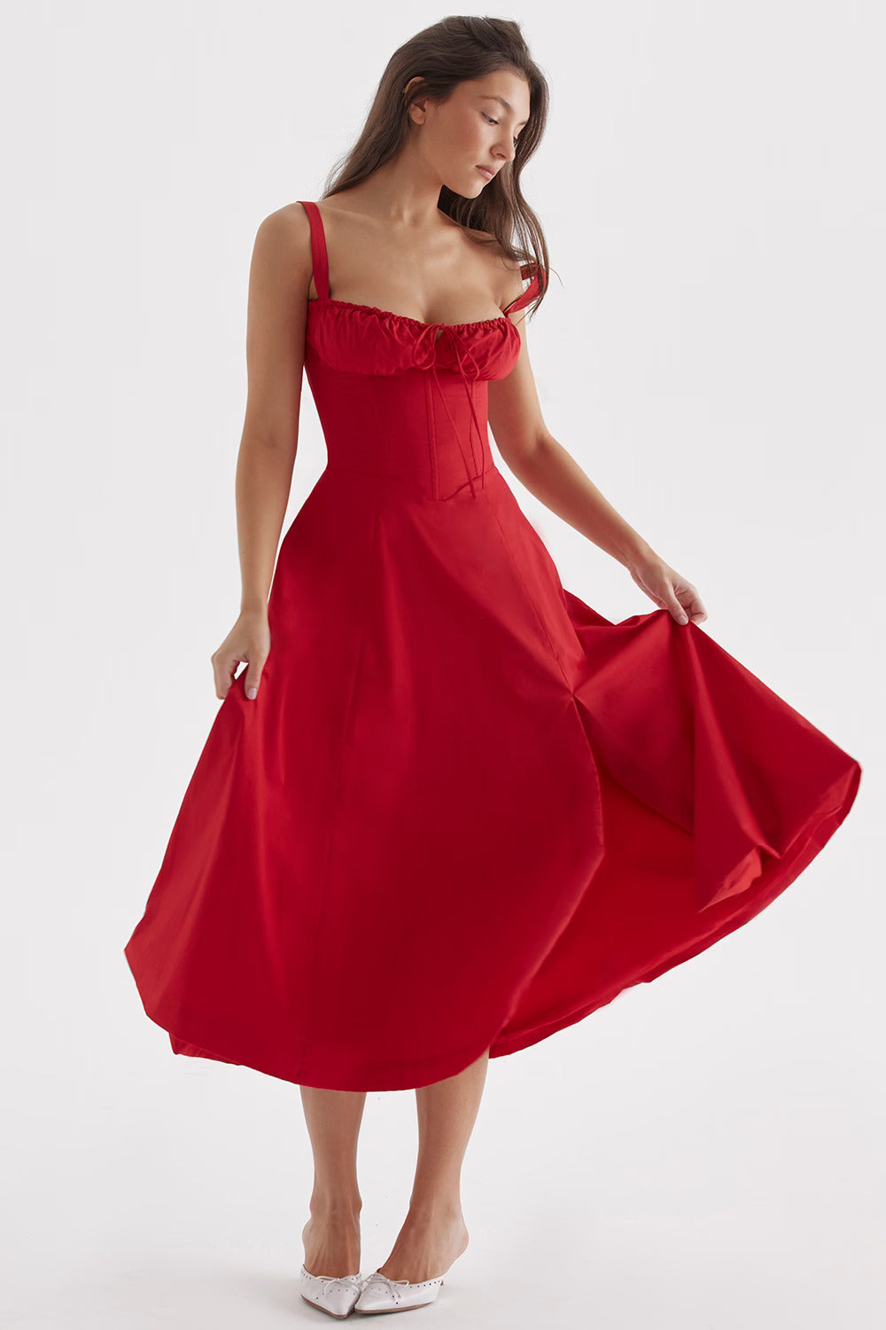 Vestido floral midi | Carmen
