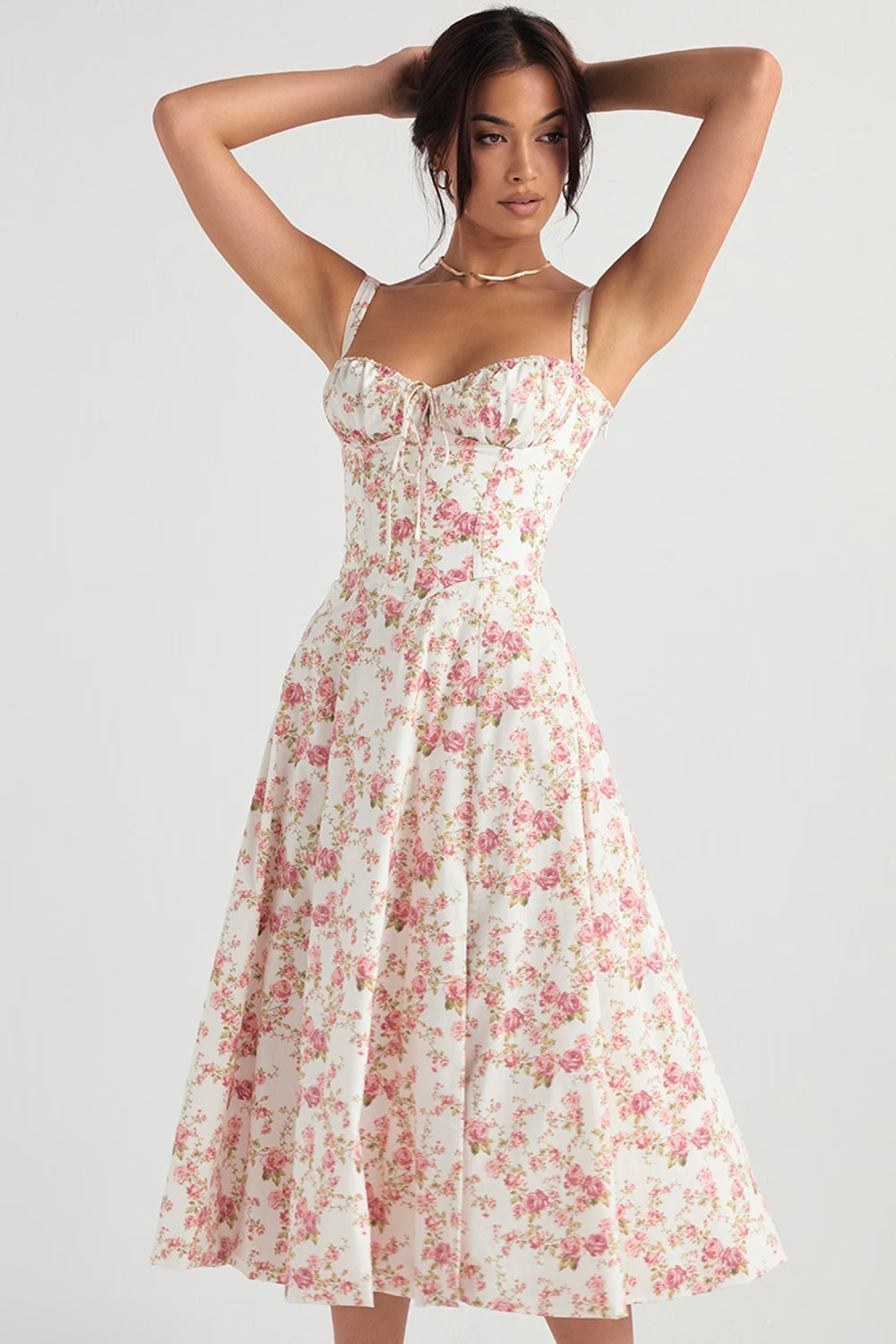 Vestido floral midi | Carmen