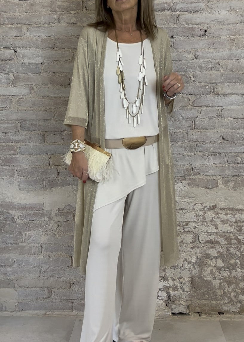 Kimono de lurex midi | Clea