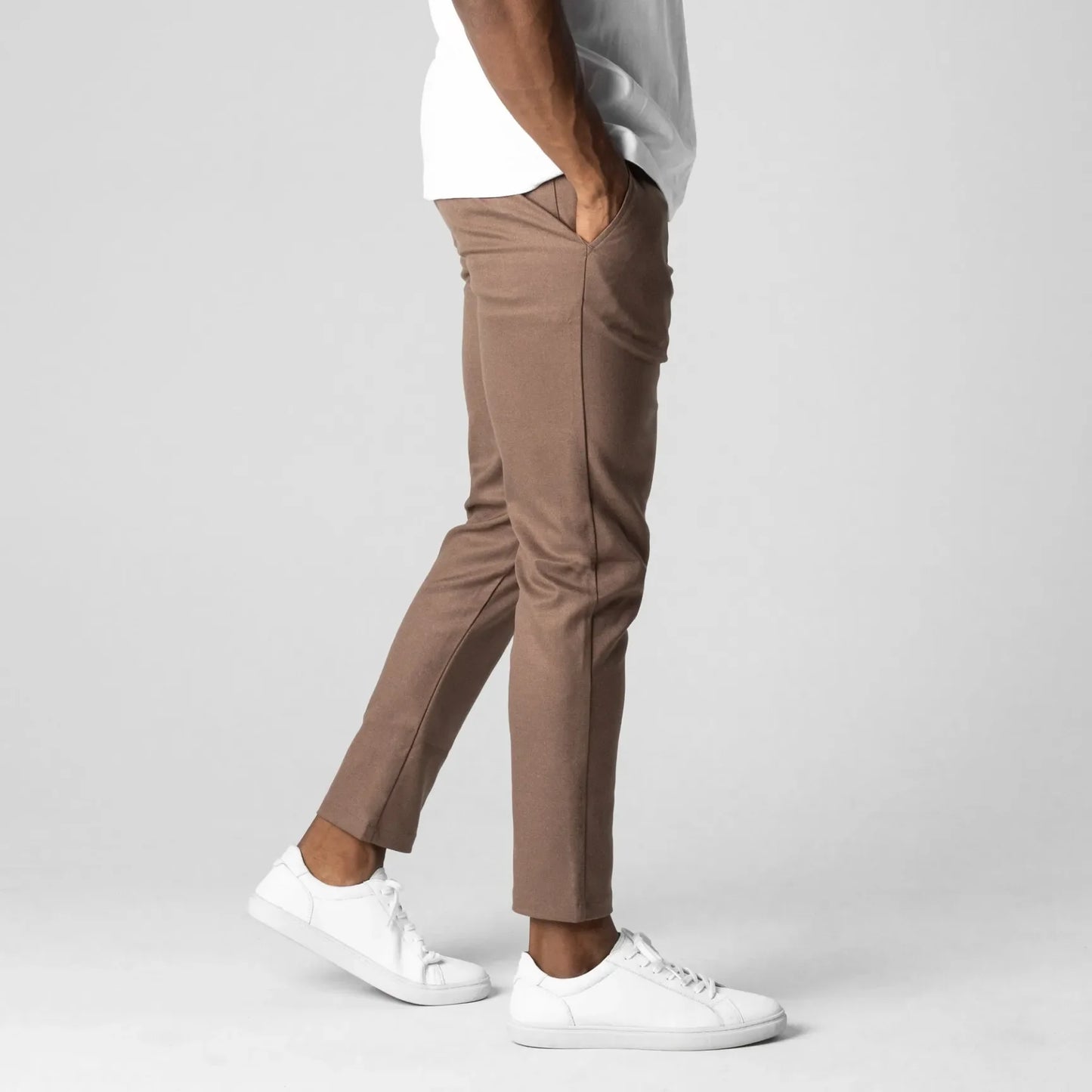 Pantalón chino elástico de corte slim | Luca