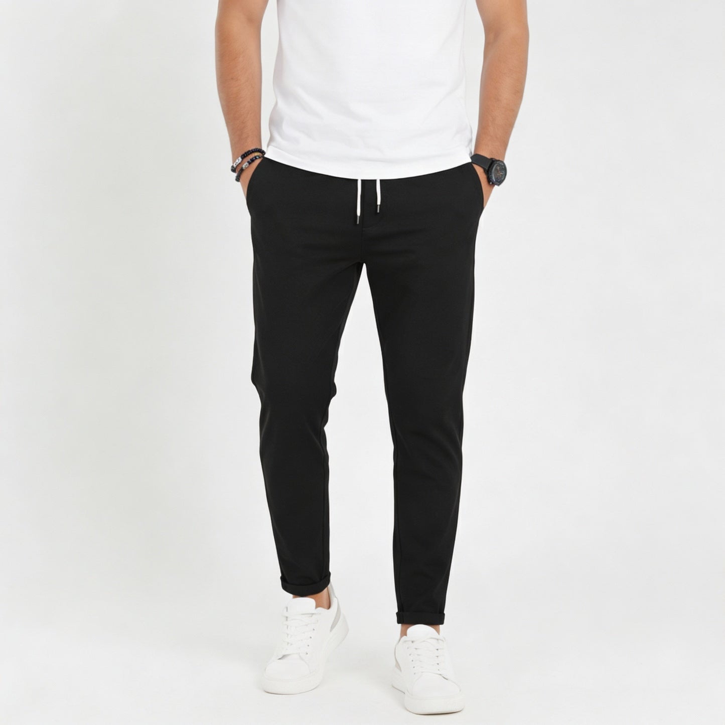Pantalón elástico de corte slim | Matteo